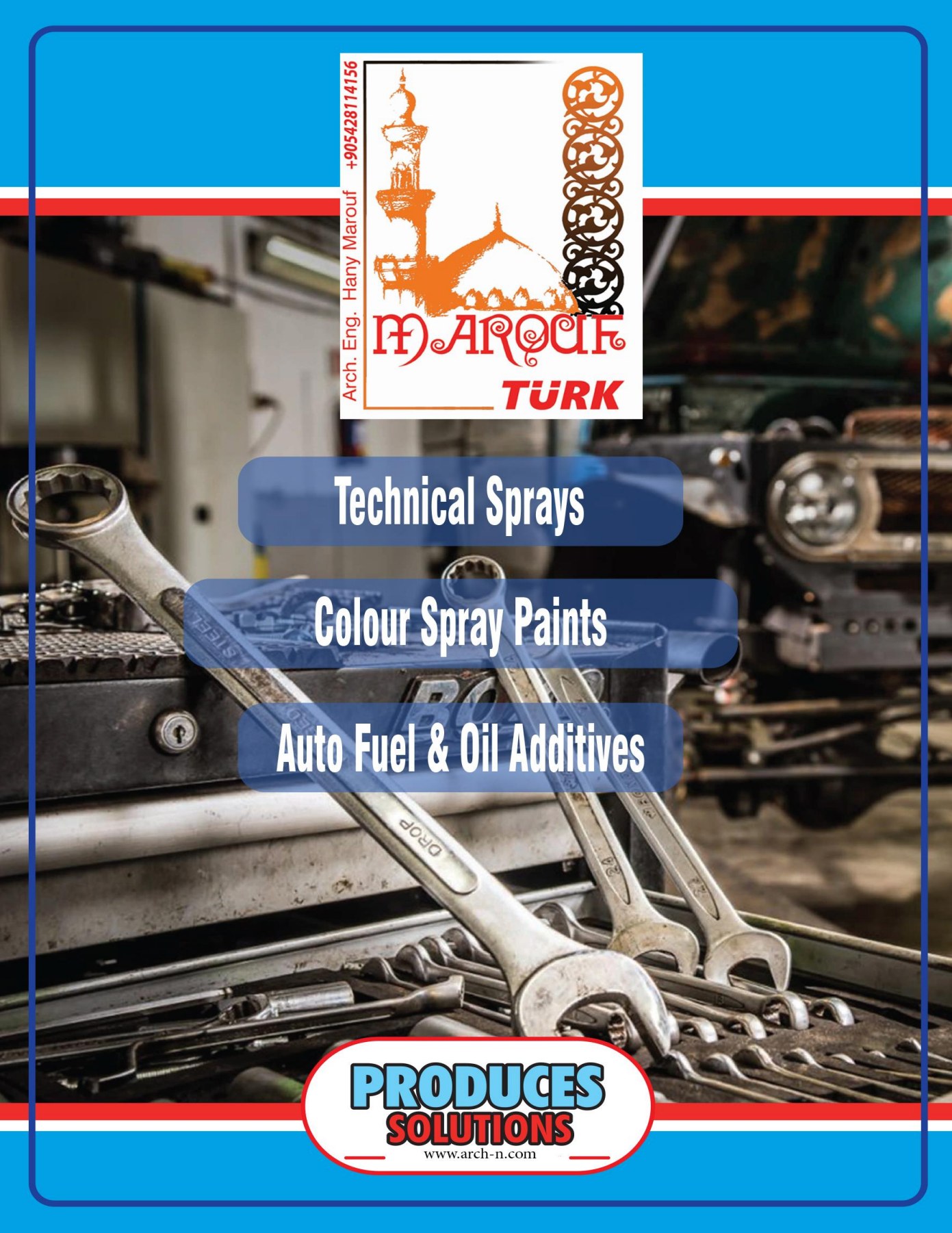 Original ALCON catalogue for technical sprays, colour spray paints and fuel or oil additives