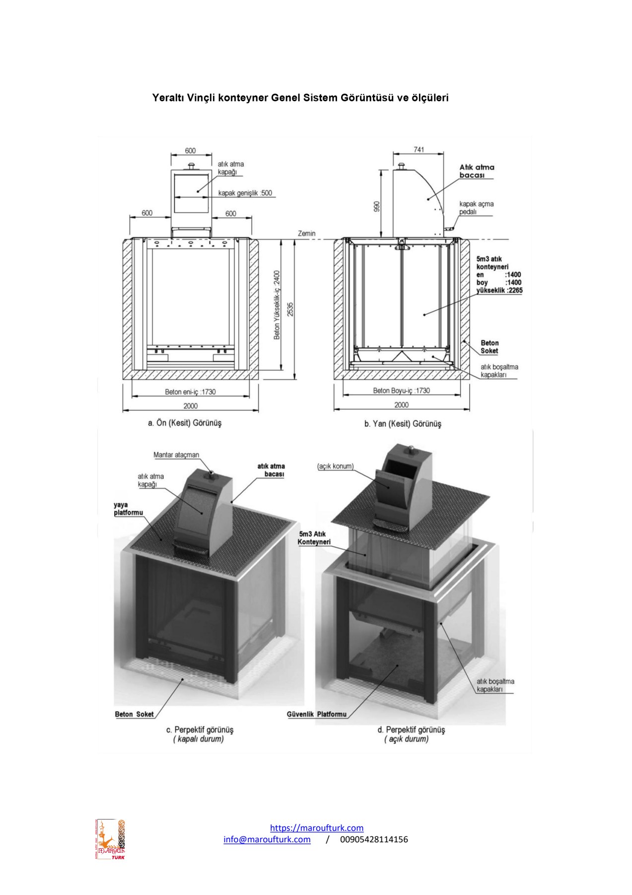 Underground Waste Containers — 5 m³