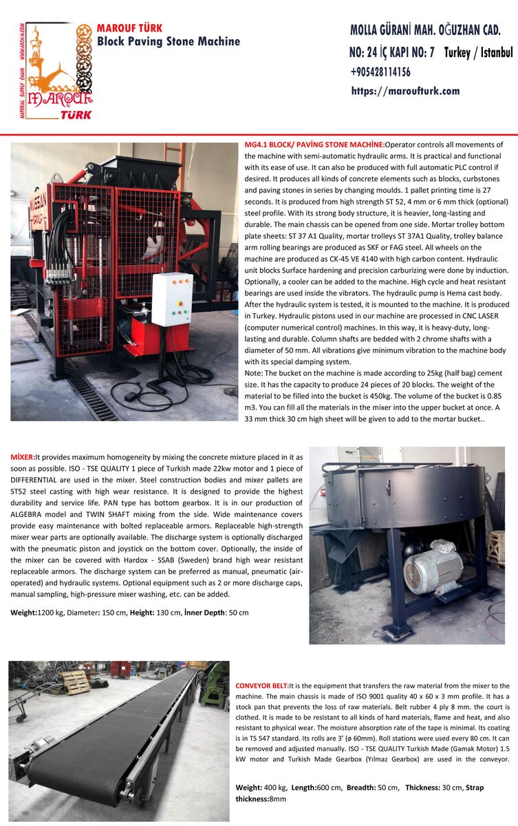 Block Paving Stone Machine catalogue image 1