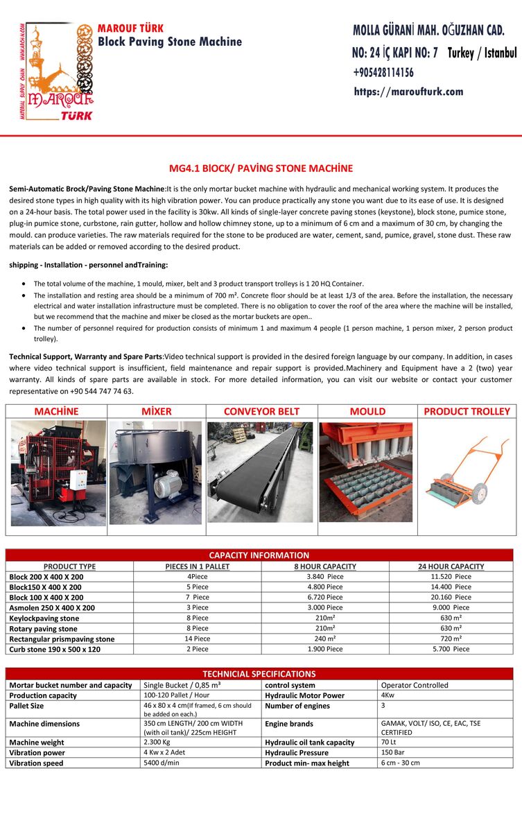 Block Paving Stone Machine catalogue image 3