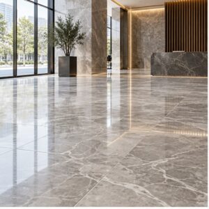 Premium natural stone and porcelain flooring for commercial interiors