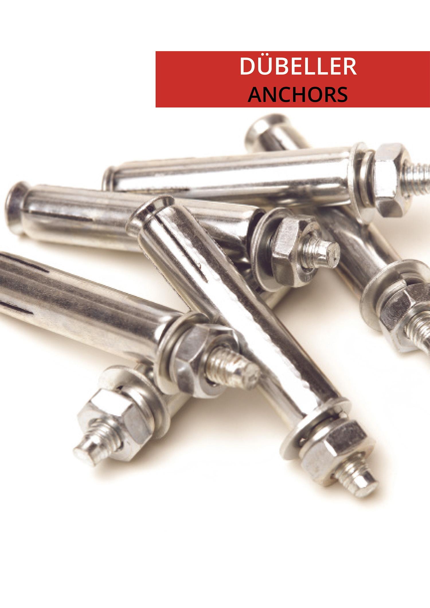 Metal expansion anchors from the GVN fastener catalogue
