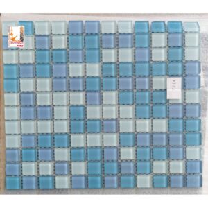 Blue and aqua mosaic tiles — catalogue page 1