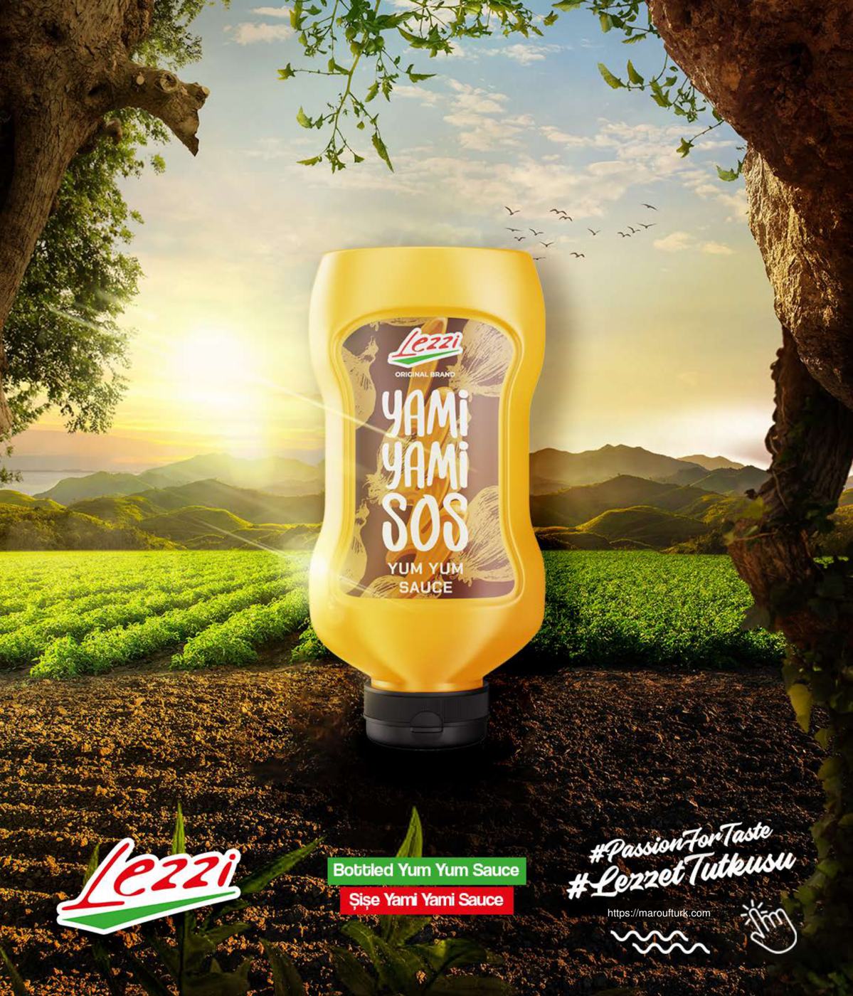 Lezz garlic sauce bottle from the catalogue