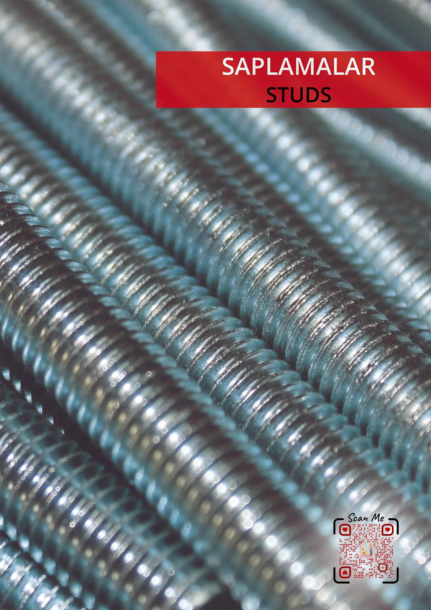 Threaded metal studs and rods from the GVN catalogue