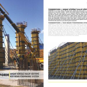 TIMBERFORM H20 timber-beam wall and column formwork system
